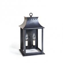 Northeast Lantern 11311-VG-LT2-CLR - Wall Verdi Gris 2 Candelabra Sockets Clear Glass