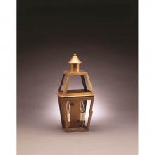 Northeast Lantern 2231-DAB-LT2-CLR - Bracket Wall Dark Antique Brass 2 Candelabra Sockets Clear Glass