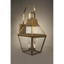 Northeast Lantern 2247-DAB-LT3-CLR - Bracket Wall Dark Antique Brass 3 Candelabra Sockets Clear Glass