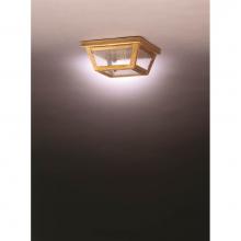 Northeast Lantern 4104-DB-MED-SMG - Flush Dark Brass Medium Base Socket Seedy Marine Glass