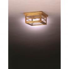 Northeast Lantern 4304-DAB-MED-SMG - Flush Dark Antique Brass Medium Base Socket Seedy Marine Glass