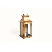 Northeast Lantern 5611-VG-LT1-CLR - Pagoda Wall Verdi Gris 1 Candelabra Socket Clear Glass