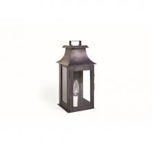 Northeast Lantern 5611-DB-LT1-CLR - Pagoda Wall Dark Brass 1 Candelabra Socket Clear Glass