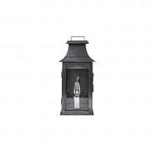Northeast Lantern 5611-DB-LT1-CSG - Pagoda Wall Dark Brass 1 Candelabra Socket Clear Seedy Glass