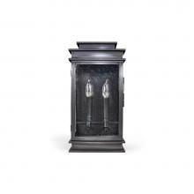 Northeast Lantern 8831-DB-LT2-CSG-PM - Wall Dark Brass 2 Candelabra Sockets Clear Seedy Glass Plain Mirror