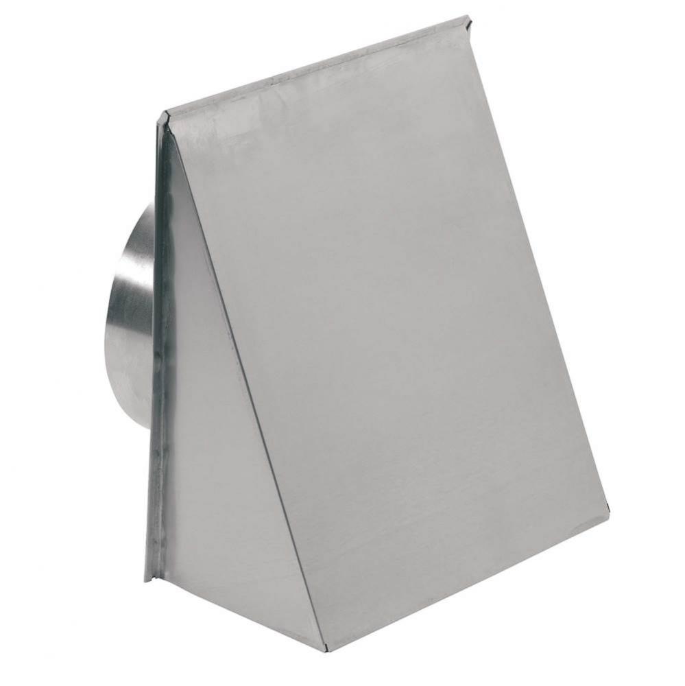 Aluminum Wall Cap For 8'' Round Duct With Backdraft Damper