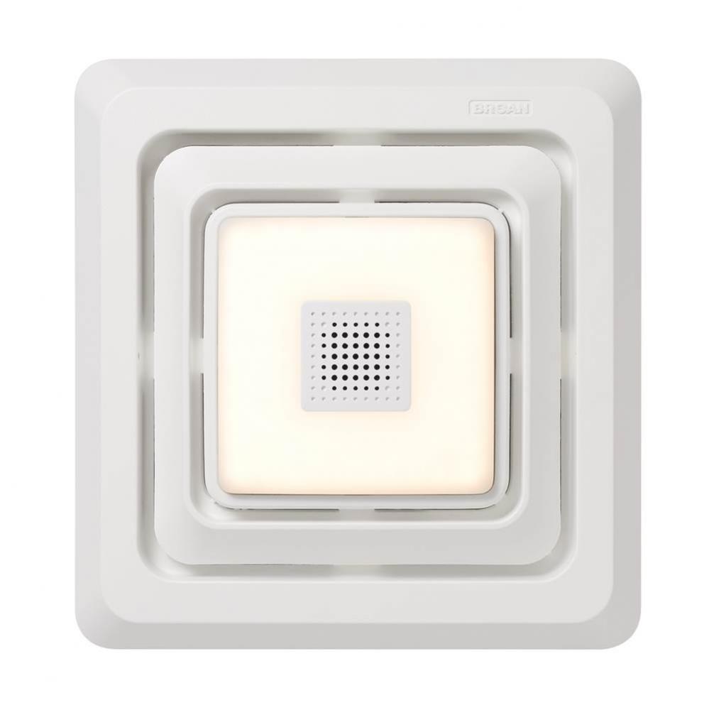 Sensonic Speaker/Led Upgrade Cover For Bathroom Ventilation Fans (4 Pack)