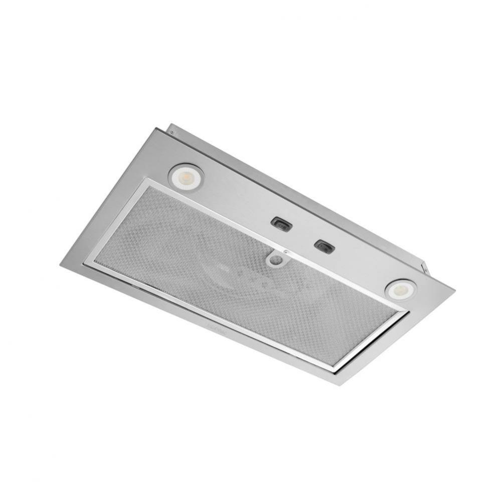 21-Inch Custom Range Hood Power Pack, 300 Max Blower CFM, Stainless Steel