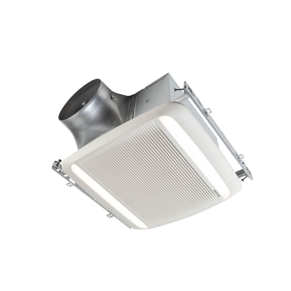 Broan ULTRA GREEN Series 80 cfm Ventilation Fan/LED Light, <0.3 Sones Recognized as Energy Star
