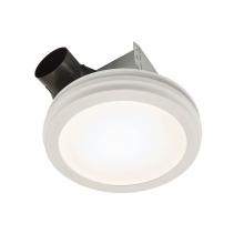 Broan Nutone Canada AER80LWH - Roomside Series 80 CFM 0.8 Sone Decorative Ventilation Fan Light Energy Star