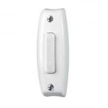 Broan Nutone Canada PB7LWH - Lighted Rectangular Pushbutton, 1w x 2-7/8h x 3/4d in White