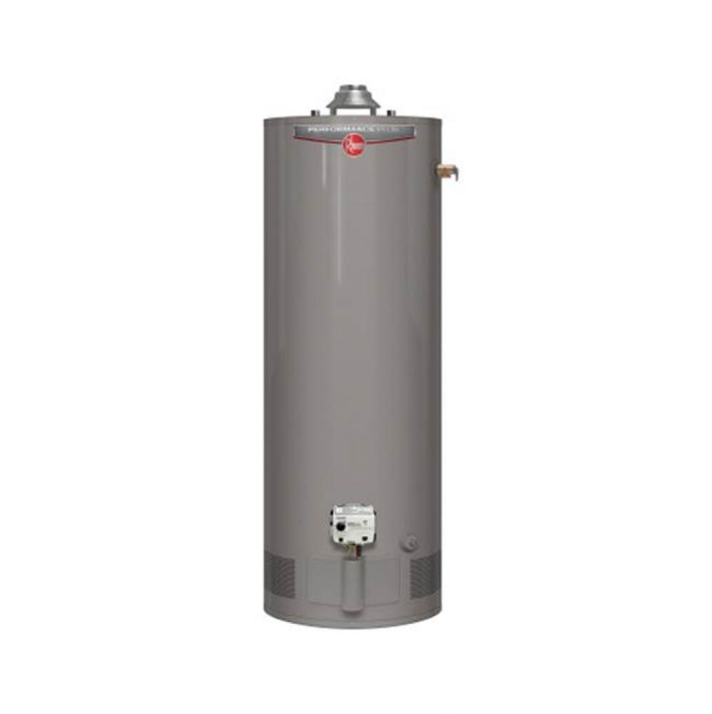 Performance Platinum Atmospheric 50 Gallon Natural Gas Water Heater with 12 Year Limited Warranty