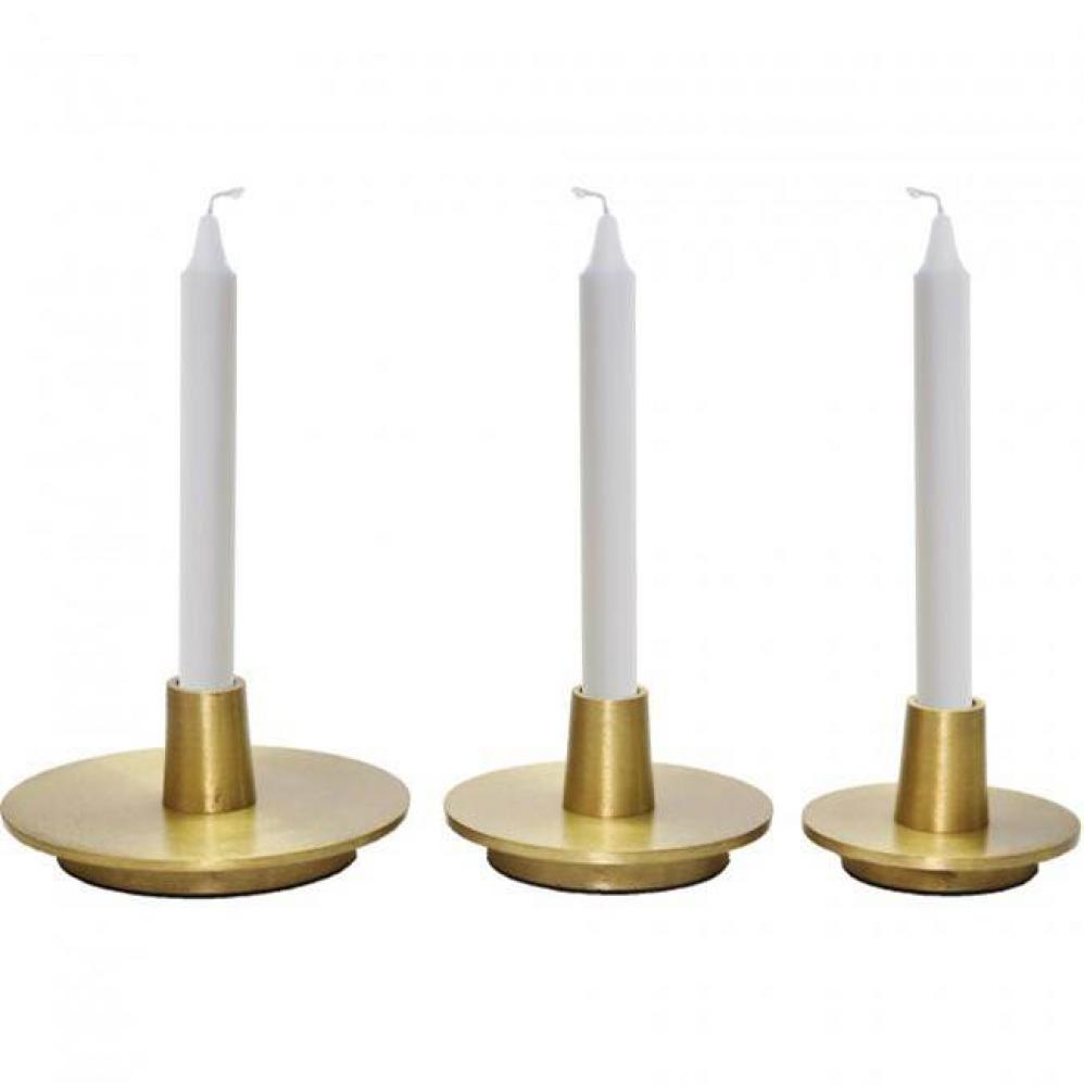 Ogilvy Candle Holder - Dia - 6.25'' x H:2.75'' | Dia - 5.25'' x