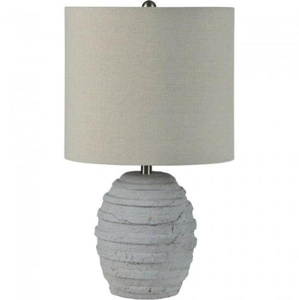 Harriet Taple Lamp - OAH: 20''H Shade: 10''H x Dia - 11''