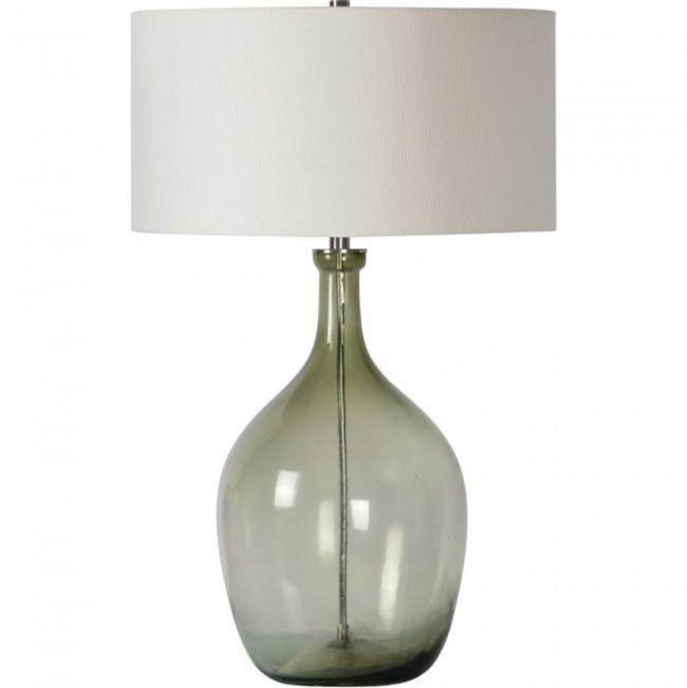 Rida Taple Lamp - OAH: 32''H Shade: 10''H x Dia - 20''