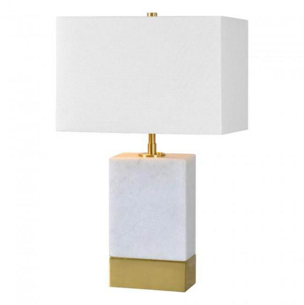 Ebon Way Taple Lamp - OAH: 21''H ? Shade: 6.25''H x Dia -