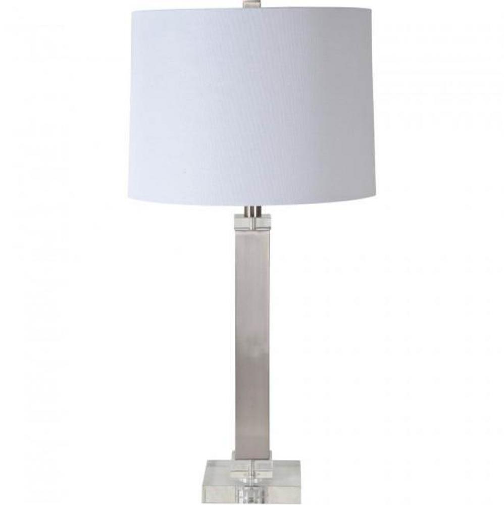 Sauline Taple Lamp - OAH: 23.75''H – Shade: 10''H x Dia - 12''