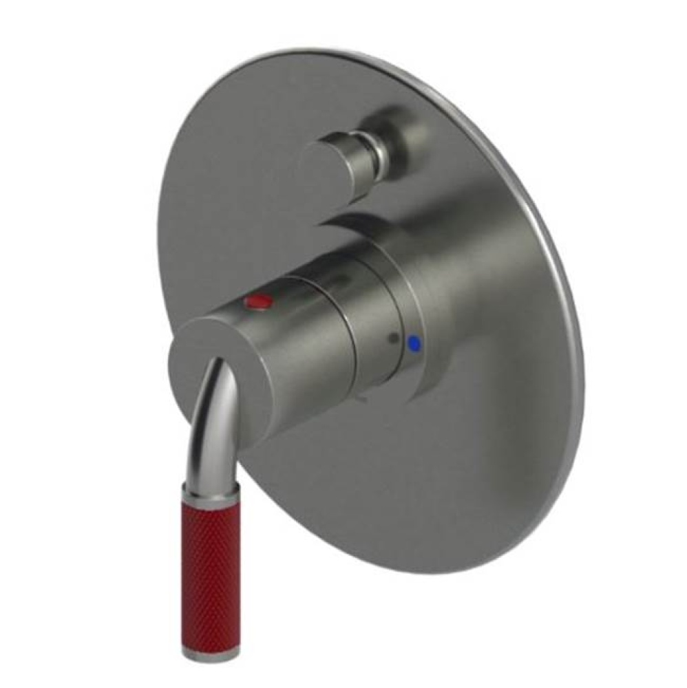 Pressure Balance Tub & Shower with Fixed Ceiling Mount Shower Head & Arm with Tub Filler S