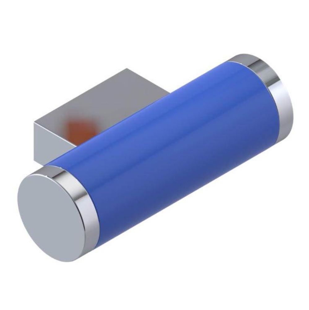 Cabinet Pull 2 1/4'' Chrome with Blu Jean