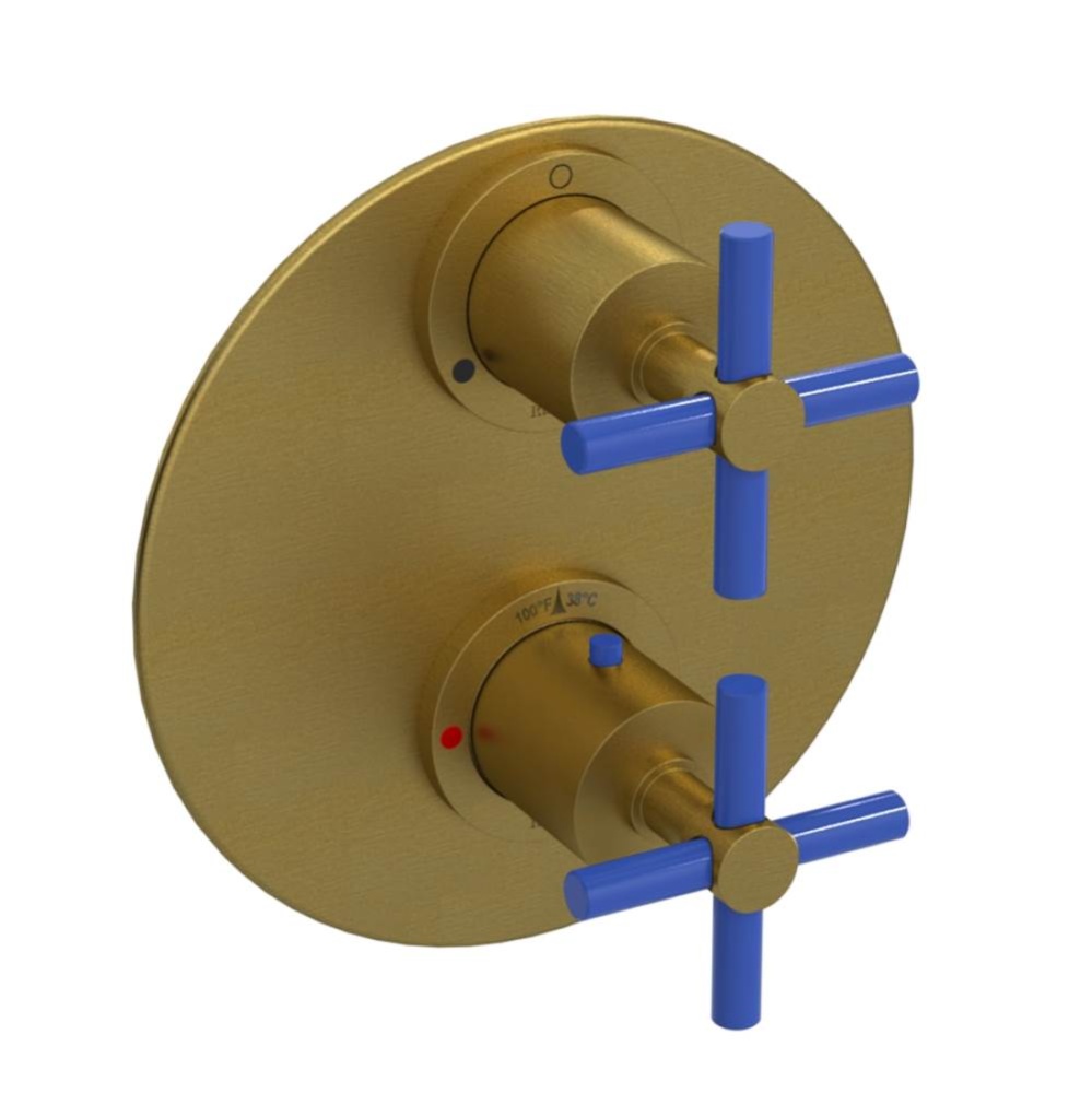 Temperature Control Valve with Stops & Two Way Diverter with Shut-Off (Trim Only)