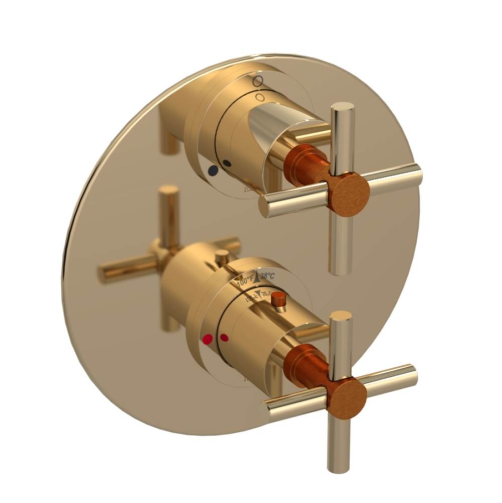Temperature Control Valve with Stops & Two Way Diverter with Shut-Off (Trim Only)