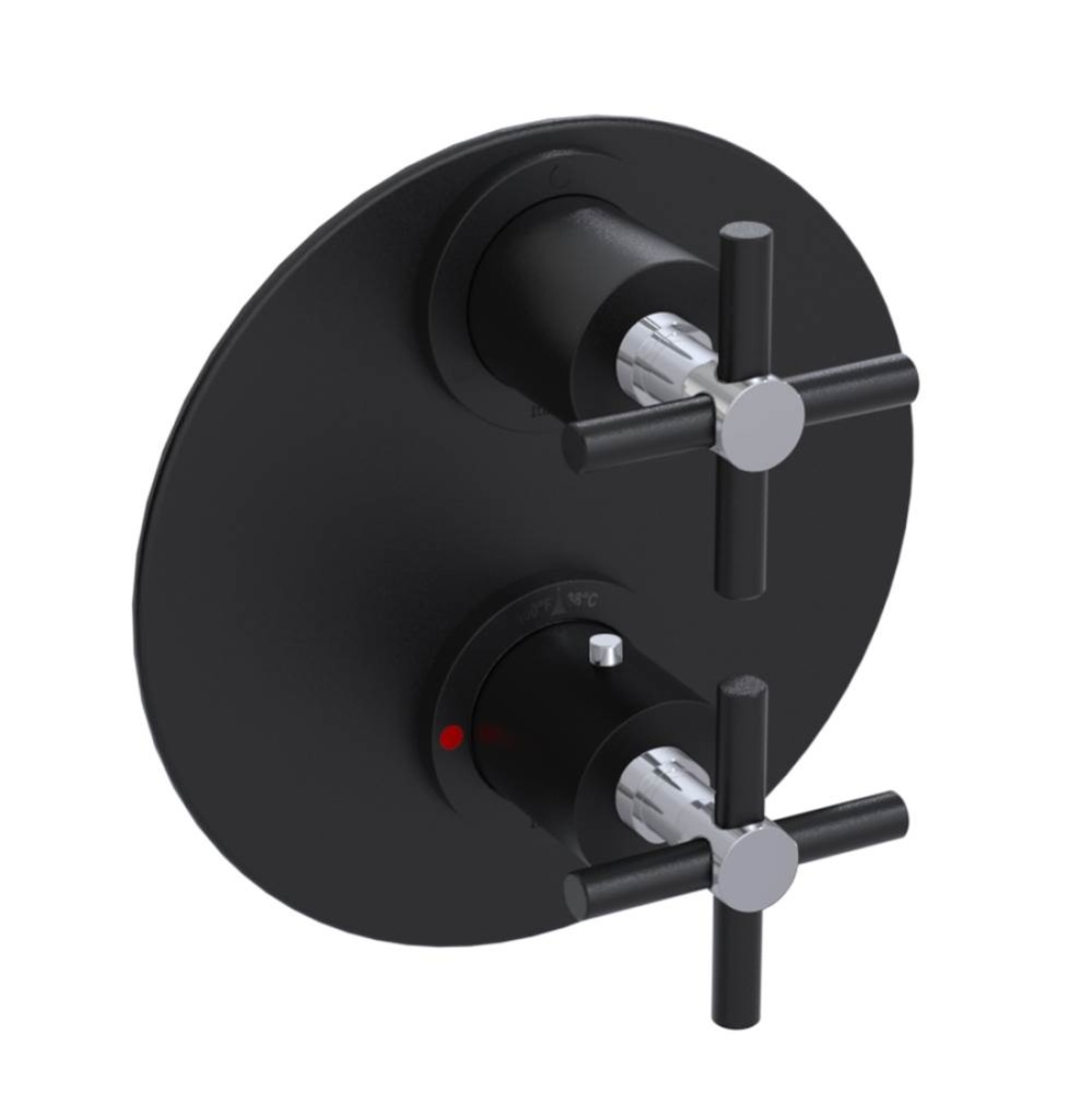 Temperature Control Valve with Stops & Two Way Diverter with Shut-Off (Trim Only)