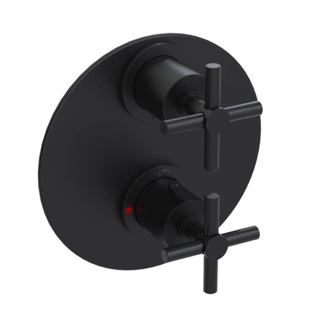 Temperature Control Valve with Stops & Two Way Diverter with Shut-Off (Trim Only)