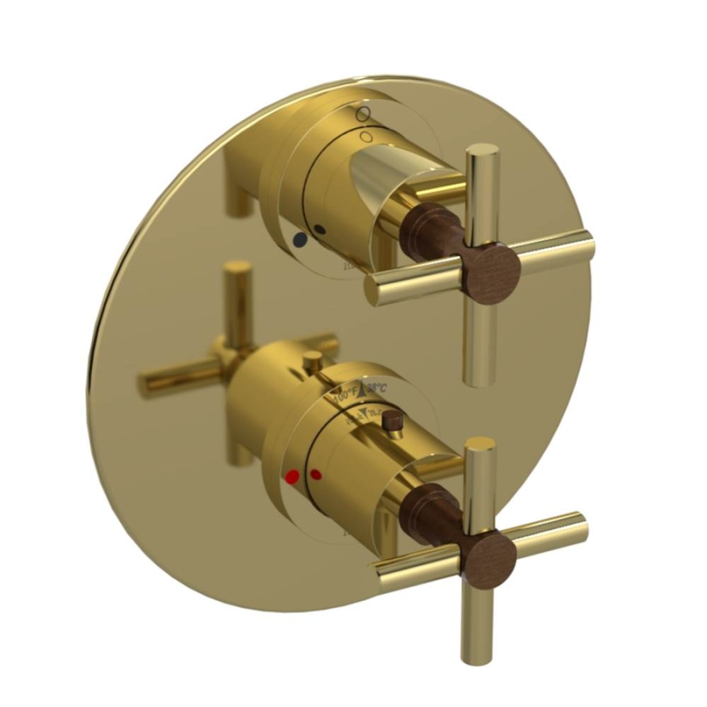 Temperature Control Valve with Stops & Two Way Diverter with Shut-Off (Trim Only)