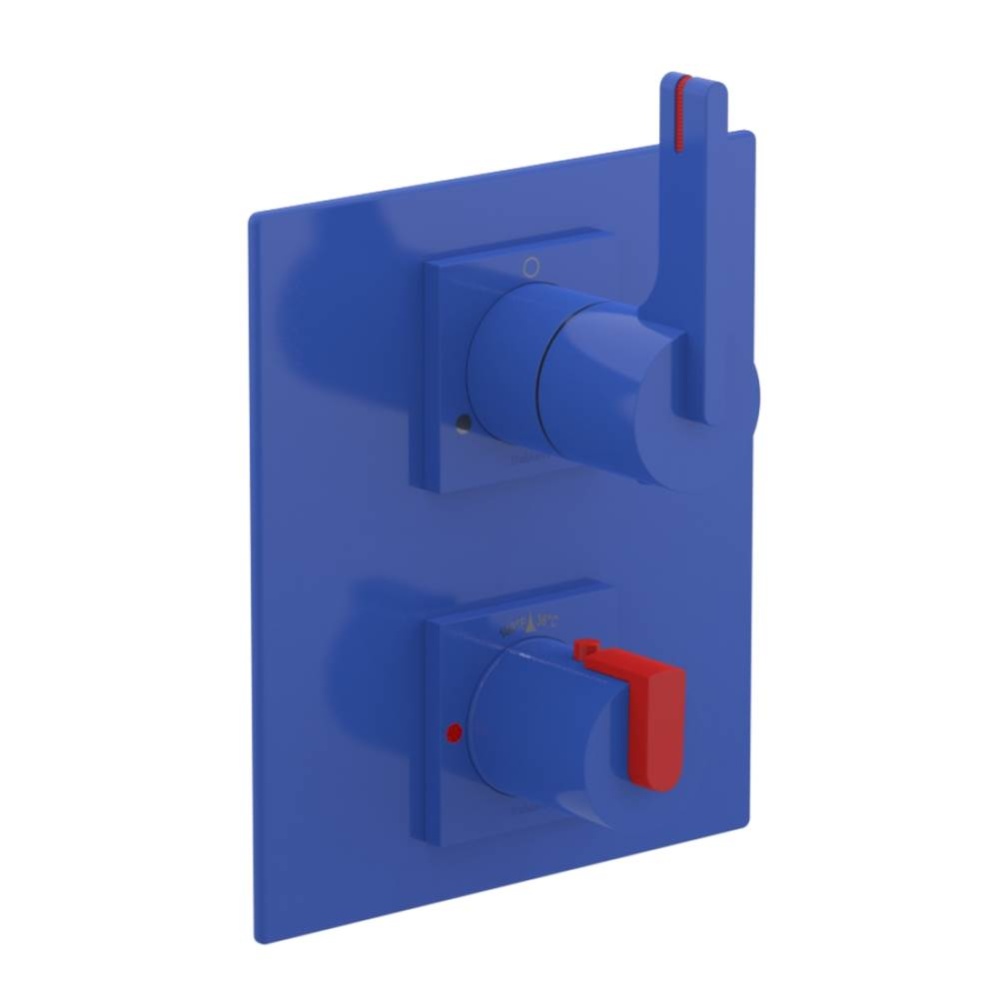 Temperature Control Valve with Stops & Two Way Diverter with Shut-Off (Trim Only)