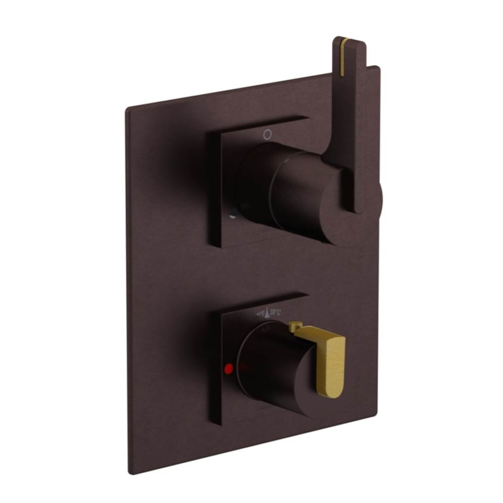 Temperature Control Valve with Stops & Two Way Diverter with Shut-Off (Trim Only)