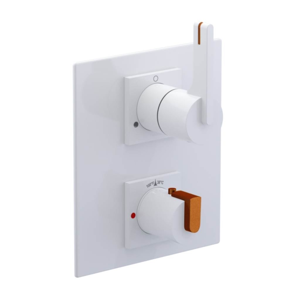 Temperature Control Valve with Stops & Two Way Diverter with Shut-Off (Trim Only)