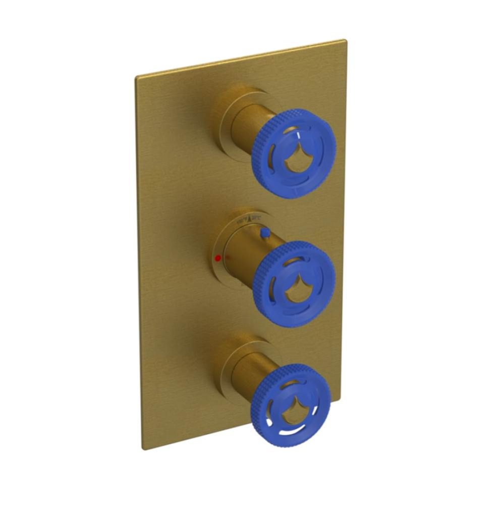 Temperature Control Valve with Stops & Two Volume Controls  (Trim Only)