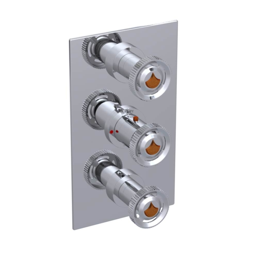 Temperature Control Valve with Stops & Two Volume Controls  (Trim Only)