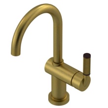 Rubinet Canada 1KHOLABMOB - Single Hole Single Control Lavatory Set without Drain Antique Brass Matte with Oil Rubbed Bronze