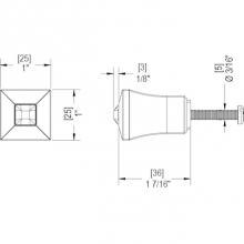 Rubinet Canada 7ZIC0CHCH - Vanity Handle