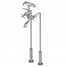 Rubinet Canada 3FFMCCHCH - Tub Filler Floor Mnt W/Hhs