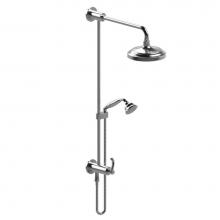 Rubinet Canada 4UET1CHCH - Wall Mnt Div,Slide Bar,S/Head