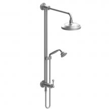 Rubinet Canada 4UFM2CHCH - Wall Mnt Div,Slide Bar,S/Head