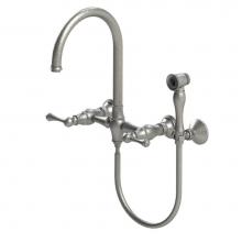Rubinet Canada 8XFMLNBNB - Wall Mnt Kitchen Bridge W/Hhs