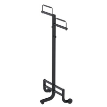 Rubinet Canada 9HFL30MBBK - Free Standing Dual Toilet Paper Holder