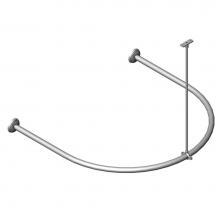 Rubinet Canada 9HSC1CH - Shower Curtain Hoop (Adjustable Up To 24'') Includes 1 Ceiling Mounting Bracket