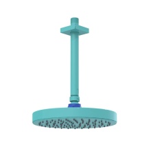 Rubinet Canada 4F218AQBJ - 8'' Ceiling Mount Shower Head with Shower Arm & Flange