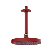 Rubinet Canada 4F218MRNB - 8'' Ceiling Mount Shower Head with Shower Arm & Flange