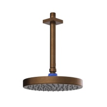 Rubinet Canada 4F218TBBJ - 8'' Ceiling Mount Shower Head with Shower Arm & Flange