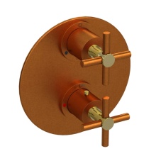 Rubinet Canada T2QGNCACMNB - Temperature Control Valve with Stops & Two Way Diverter with Shut-Off (Trim Only)