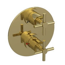 Rubinet Canada T2QGNCBBNB - Temperature Control Valve with Stops & Two Way Diverter with Shut-Off (Trim Only)
