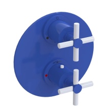 Rubinet Canada T2QGNCBJWH - Temperature Control Valve with Stops & Two Way Diverter with Shut-Off (Trim Only)