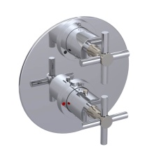 Rubinet Canada T2QGNCCHPN - Temperature Control Valve with Stops & Two Way Diverter with Shut-Off (Trim Only)