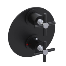 Rubinet Canada T2QGNCMBCH - Temperature Control Valve with Stops & Two Way Diverter with Shut-Off (Trim Only)