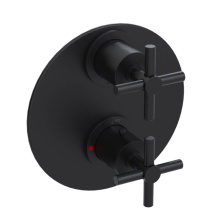 Rubinet Canada T2QGNCMBMB - Temperature Control Valve with Stops & Two Way Diverter with Shut-Off (Trim Only)